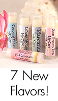 Lip balm in 7 new flavors