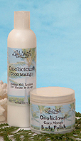 Onolicious lotion and sugar scrub