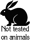 No animal
                  testing!