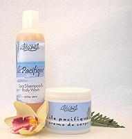 ile pacifique shampoo and cream