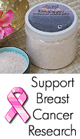 Support Breast Cancer Research with our bath salts